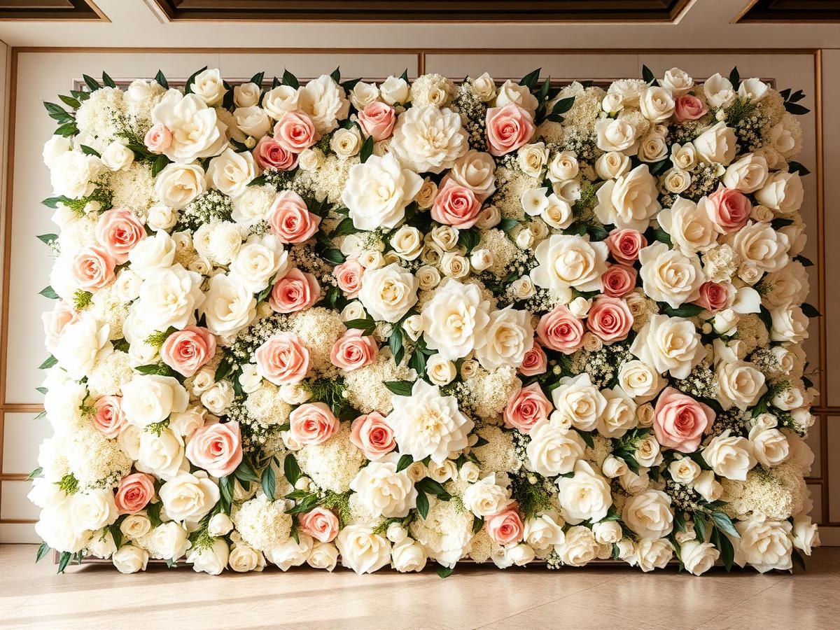 Painel floral premium